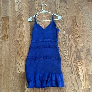 Used Olivaceous blue dress